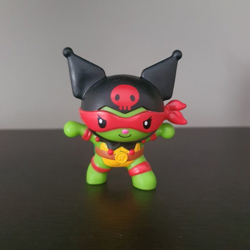Kuromi/Raphael Mashup figure 2025, used, 6.5cm