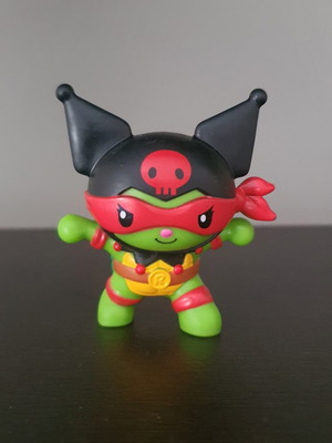 Kuromi/Raphael Mashup figure 2025, used, 6.5cm