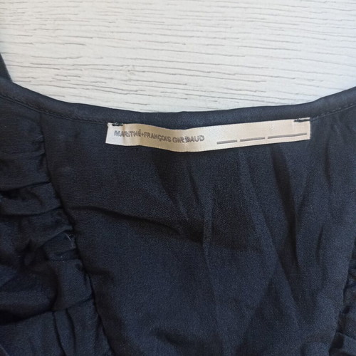 Marithe Francois Girbaud black midi dress