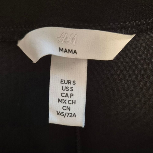 H&M maternity pants black wide like new
