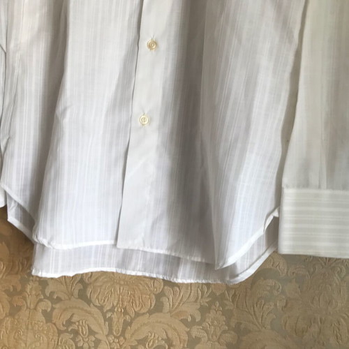 Elite women's shirt used, white striped, size 39 (M) retro