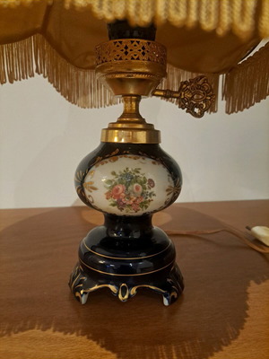 Λάμπα πορσελάνη Limoges μεταχειρισμένη vintage