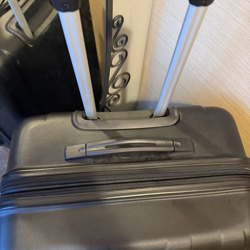 Princess Traveller large suitcase, black, 70x46cm