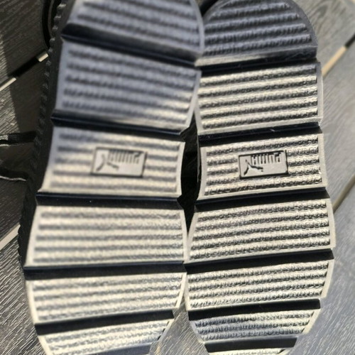Puma x Fenty by Rihanna sneakers like new, black and white