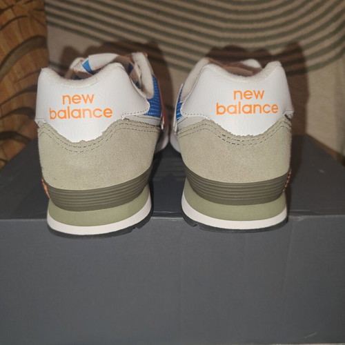New Balance 574 sneakers new, multicolor green with blue and orange