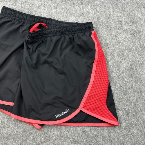 Reebok women's running shorts black/red size M like new, lightweight fitness