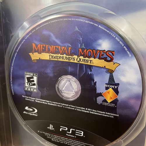 Medieval Moves Deadmund's Quest PS3 game like new, requires PlayStation Move