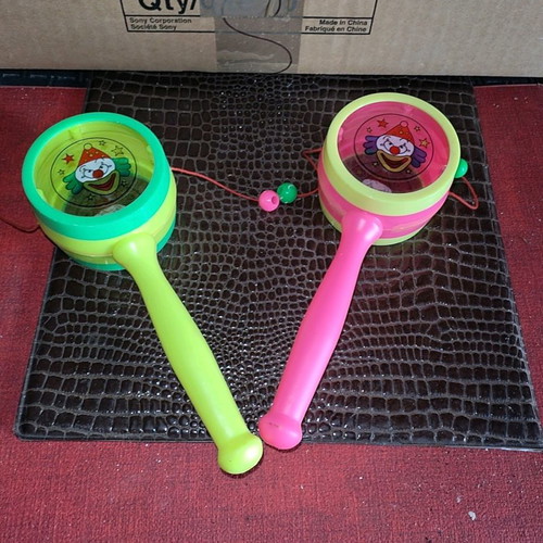 Rattles new, set of 2 pieces