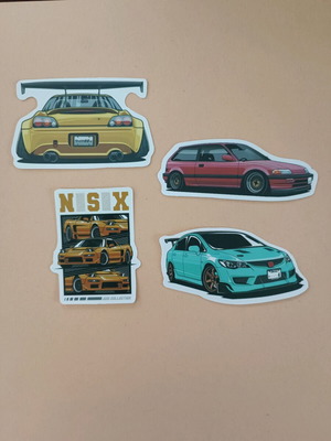 Honda Stickers set of 4 S2000 Civic Type R NSX
