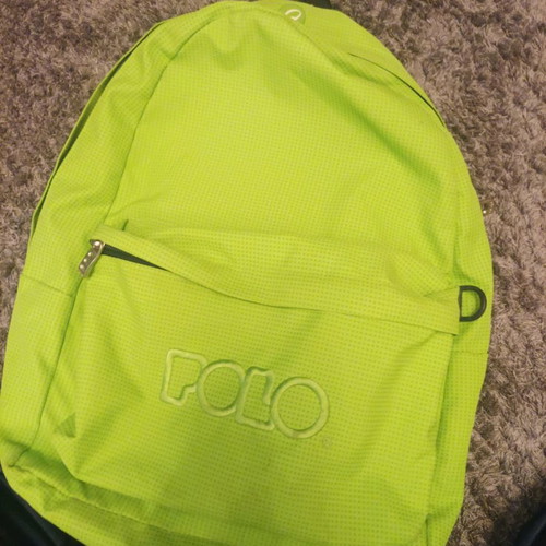 Polo green backpack used