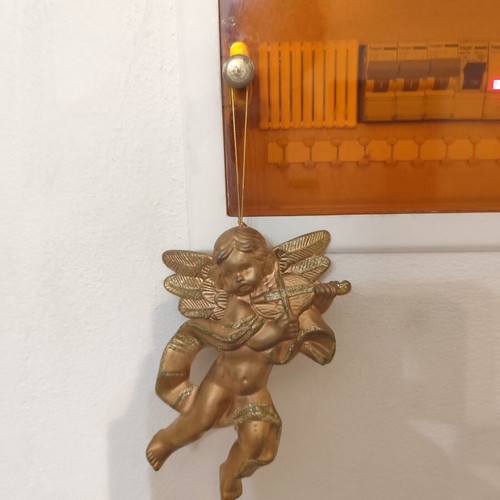 Christmas ornament used, height 16cm, width 11.5cm