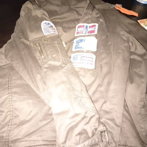 Winter jacket like new, brown, size XL