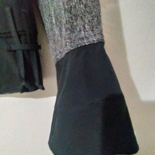 French jacket dark gray with black new, size 38
