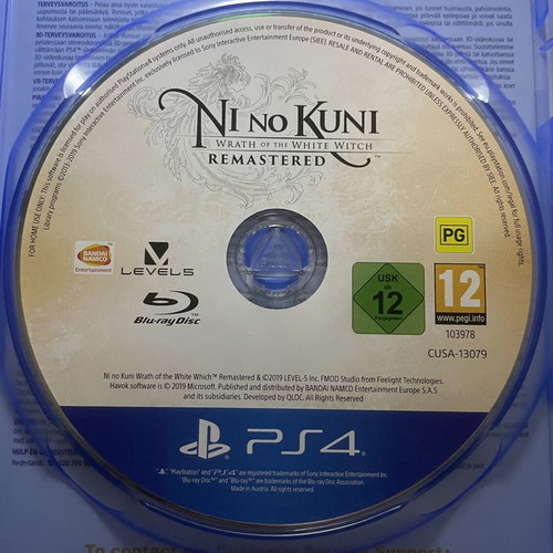 Ni no Kuni Wrath of the White Witch Remastered PS4 game