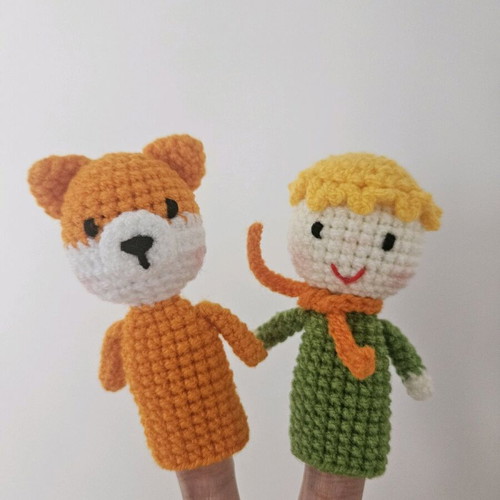 Little Prince Finger Puppet handmade like new