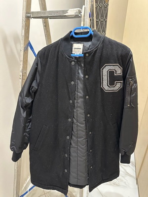 Converse jacket small black long like new