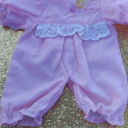 Dress for large doll used, pink