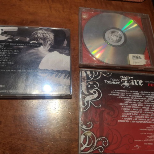 Giorgos Tsalikis 4 CDs used, pop, set