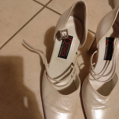 Dolce Domenico white shoes size 37 vintage used