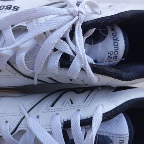 New Balance 550 sneakers size 42 used, white