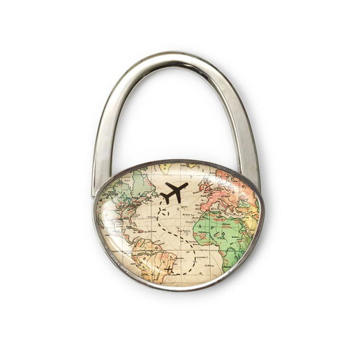 Legami I Love My Bag (Map) bag hanger new, multicolor