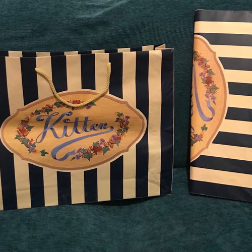 KITTEN large paper bag new