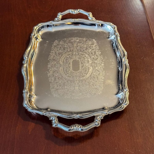Twin Bird vintage tray stainless steel 30x15cm like new