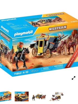 Playmobil Western Wild West Stagecoach