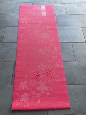 Yoga Pilates Mat used with minor wear