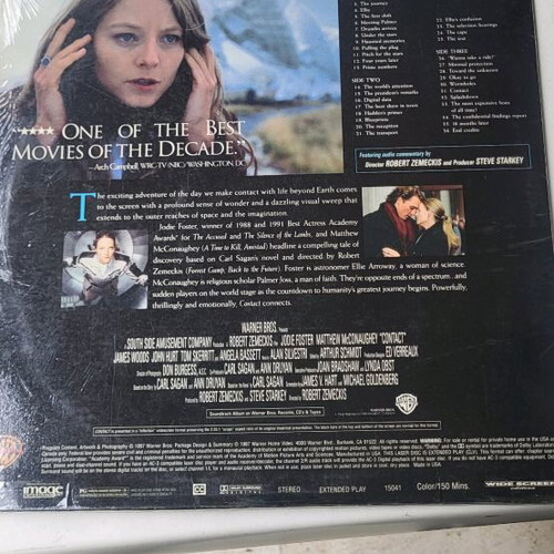 Contact laserdisc movie used, fantasy
