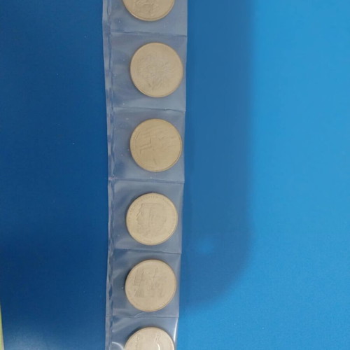 500 Drachma coins for Athens 2004 Olympics