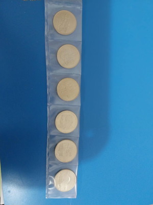 500 Drachma coins for Athens 2004 Olympics