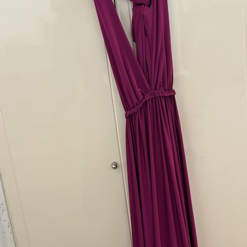 Allium Magenta Nash Maxi Dress new, one size