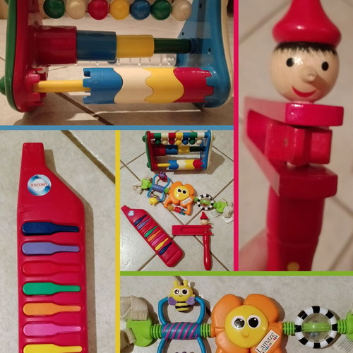 Baby toys and musical toys used, pack for infants and kids 3+ years