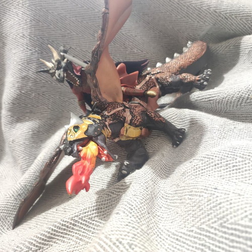 Dragon and Prince of Darkness figures by Papo used
