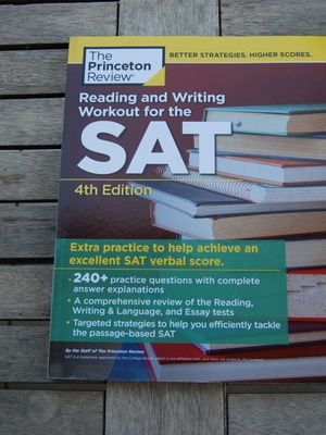 Reading and Writing Workout for the SAT 4th Edition like new