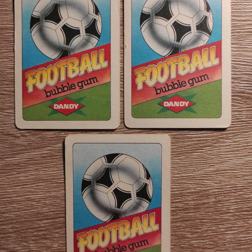 DANDY Football Cards from Chewing Gum like new, collectible
