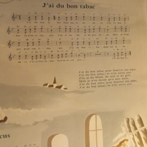 Rondes et Chanson de France vinyl 45rpm used, French children's songs