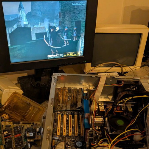 Albatron GeForce 6800 128MB AGP used functional card
