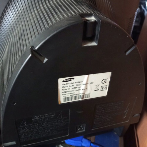 Samsung 21-inch cw21z503n TV used without remote