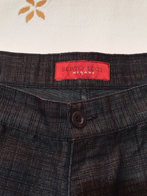 Berto Lucci men's pants used black