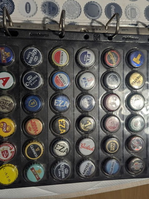 Bottle caps collection like new, 92 pieces