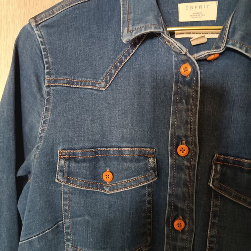 Esprit denim shirt dress like new, blue, size S