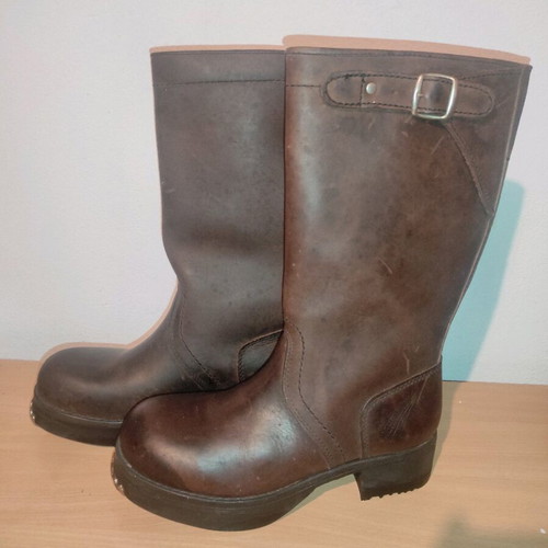 Wehrmacht brown leather biker boots like new