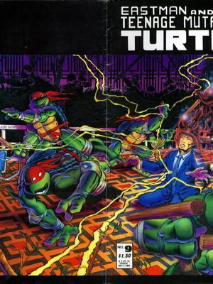 Eastman and Lairds Teenage Mutant Ninja Turtles #9 κόμικ μεταχειρισμένο, 1986