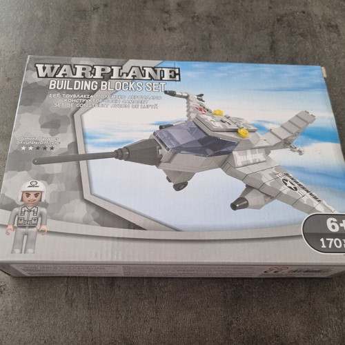 Warplane building blocks set new, 170 pieces