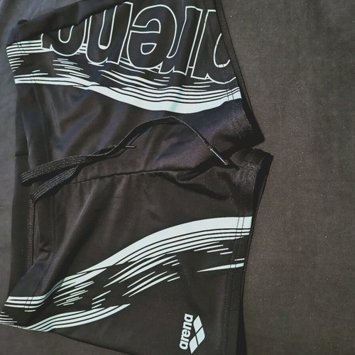 Arena boys' swim shorts like new, black, ages 13-14