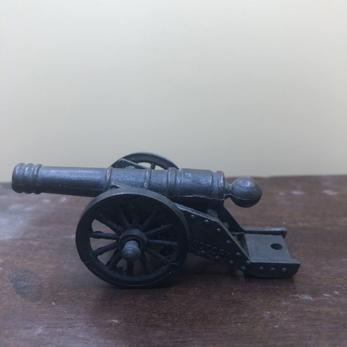 Metal miniature victory cannon used