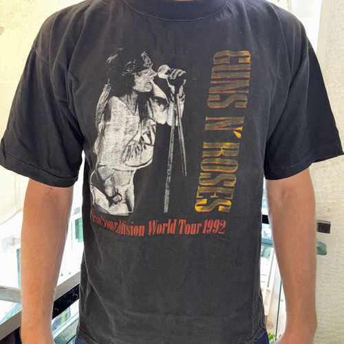 Guns N’ Roses Use Your Illusion World Tour 1992 Vintage T-Shirt medium black used