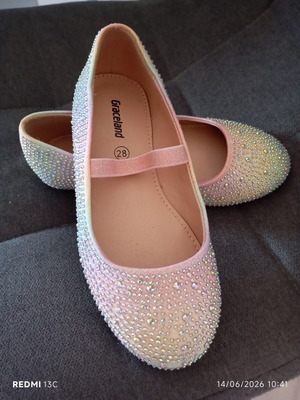Ballerinas new, size 28, pink